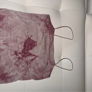 American Eagle Outfitters Pink Tie-Dye Top